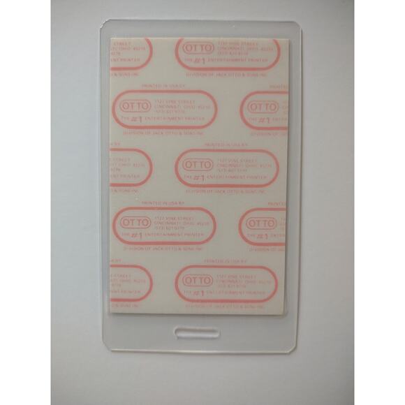 Black Sabbath Tony Iommi VIP Backstage Pass Original 1986 UNUSED Heavy Metal - Picture 2 of 2